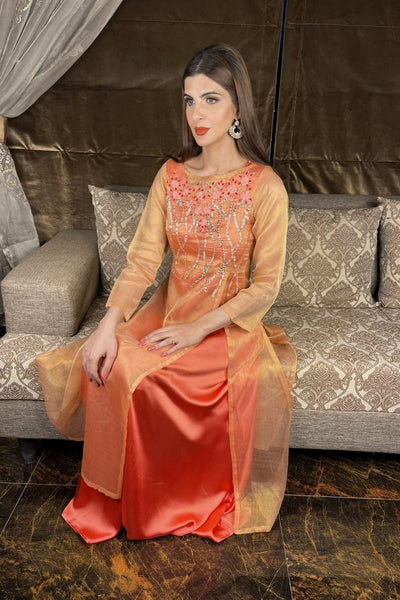 Azure Elegance Maxi | Fariha G