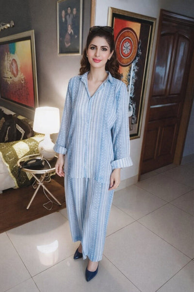 Printed 2-Piece Co-ord Set | Fariha G