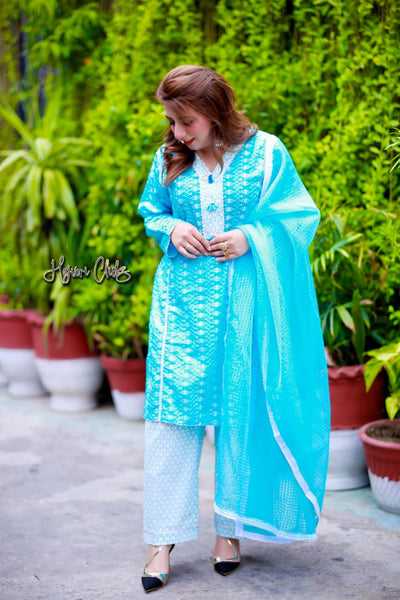 ED04 Ferozi-Embroidery-Full-Suit | Fariha G